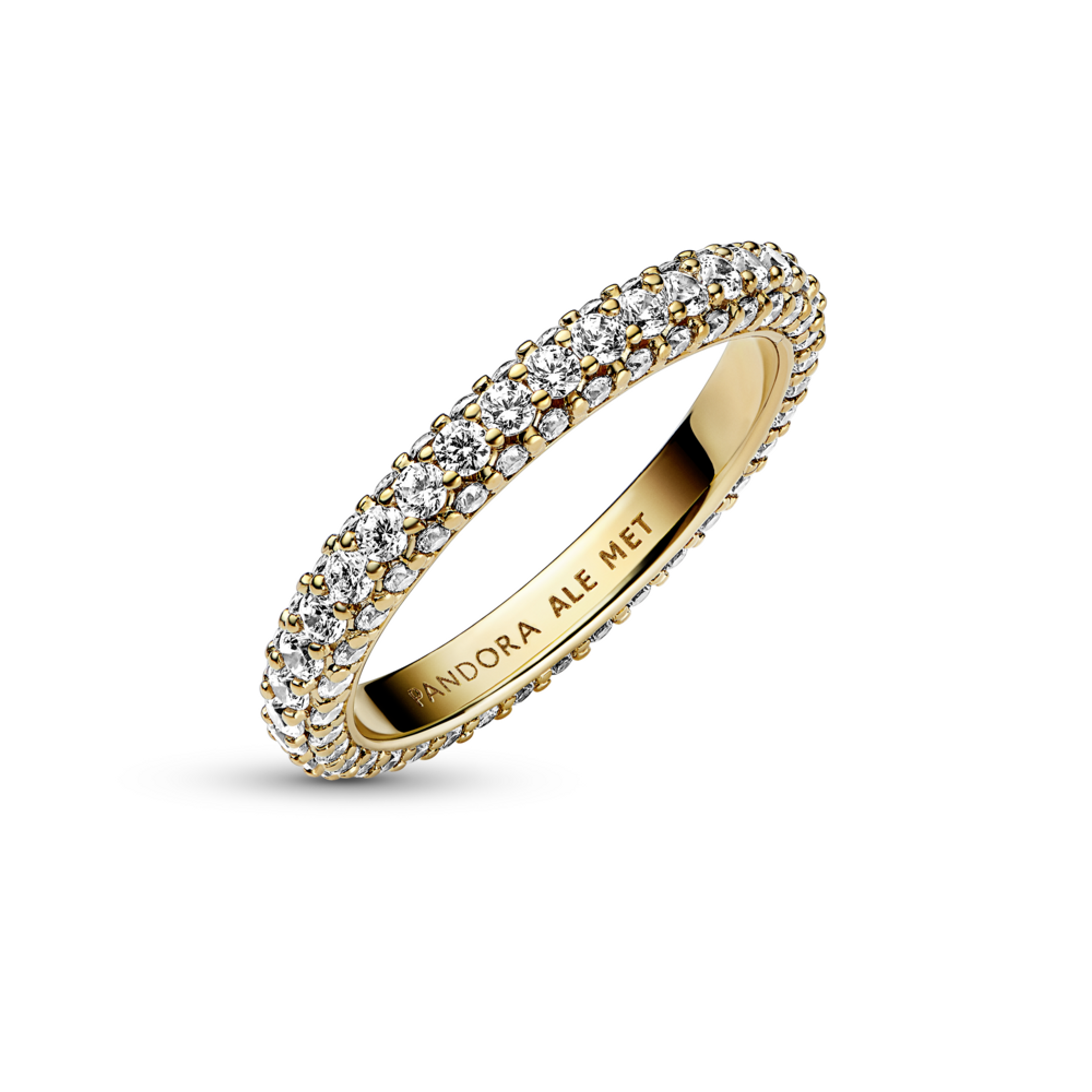 PANDORA prsten Pandora Timeless s jednou řadou pavé - galerie #1