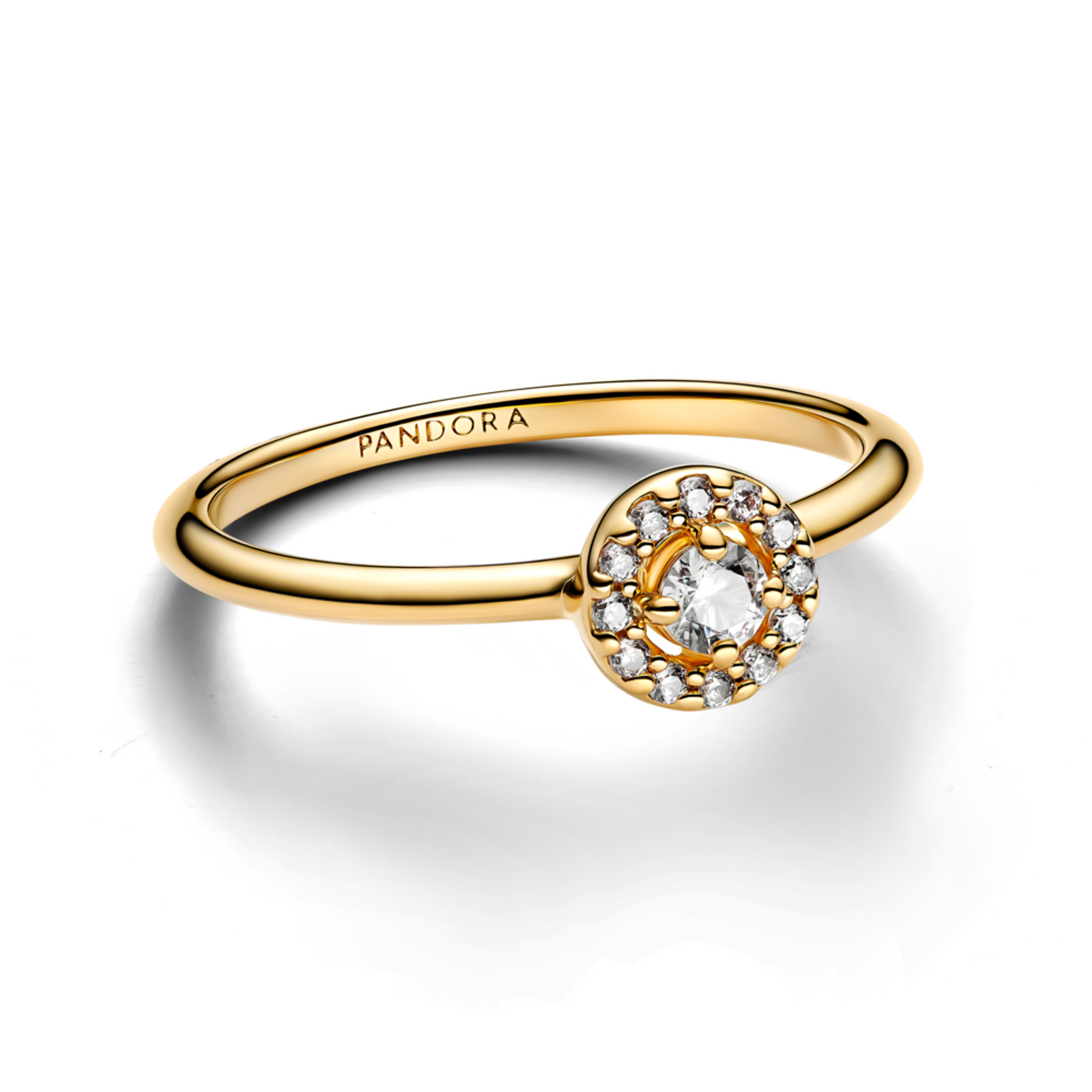 PANDORA prsten Kulatá aureola s pavé - galerie #2
