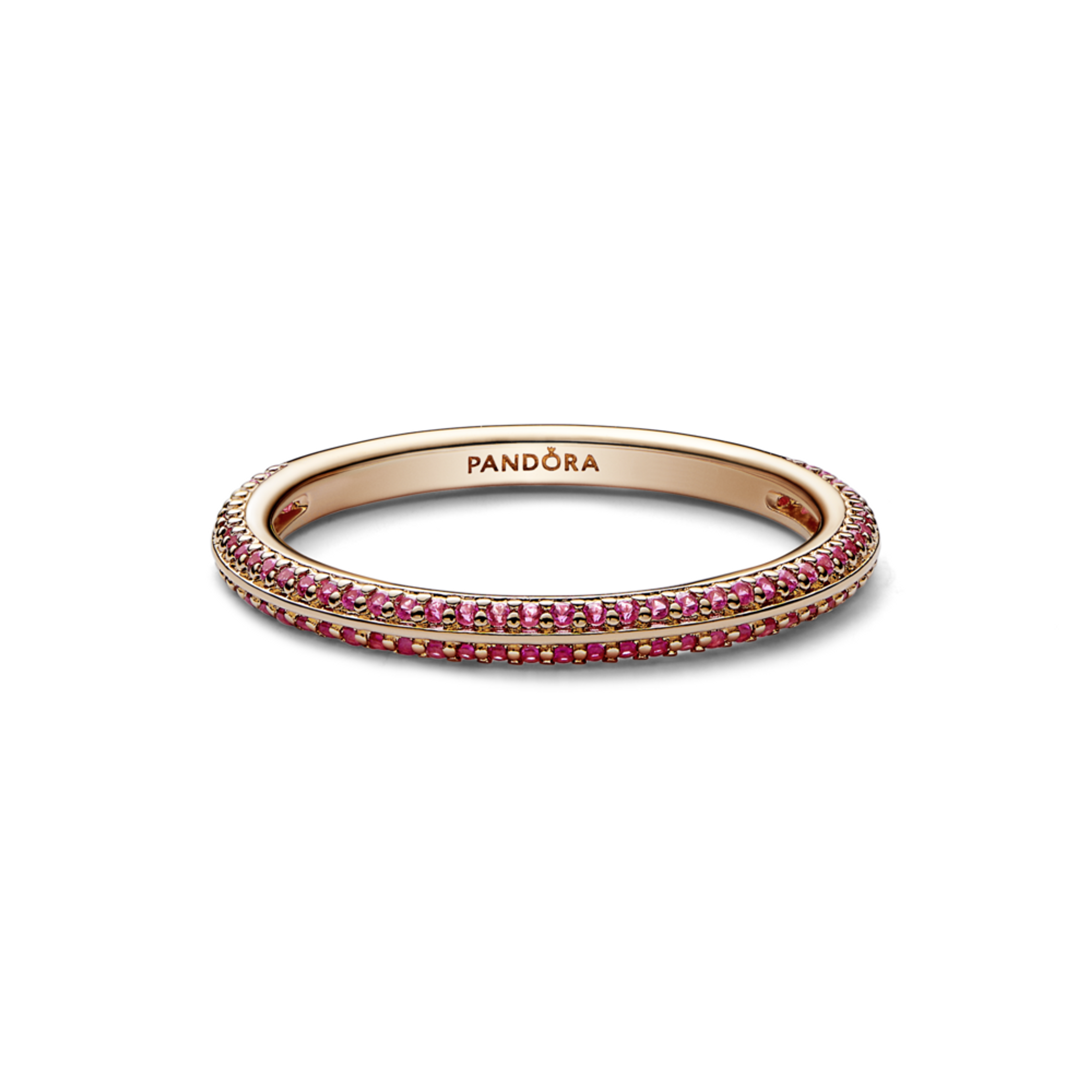 PANDORA prsten Červené pavé - galerie #1