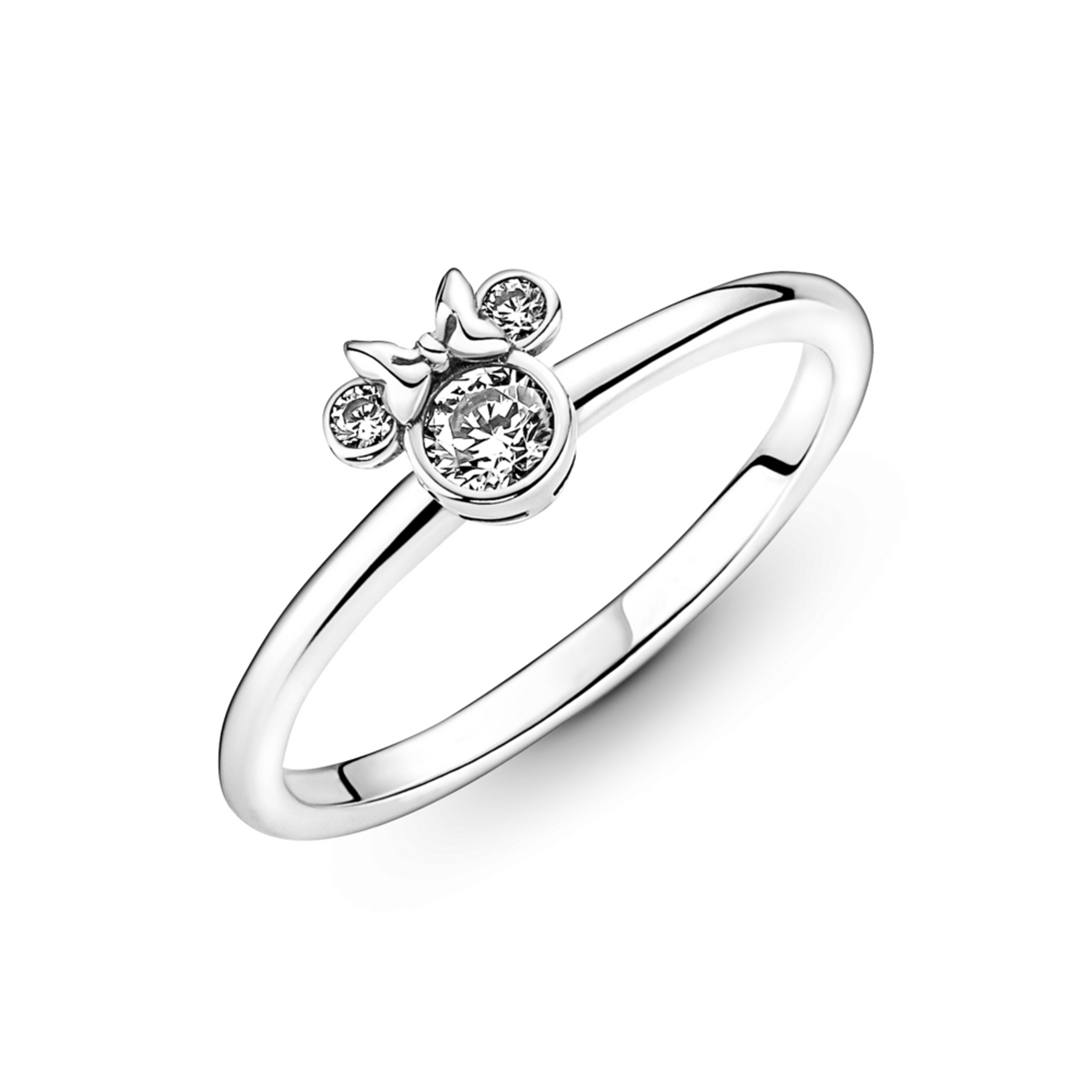 PANDORA Disney prsten Minnie Mouse Třpytivá hlava - galerie #1