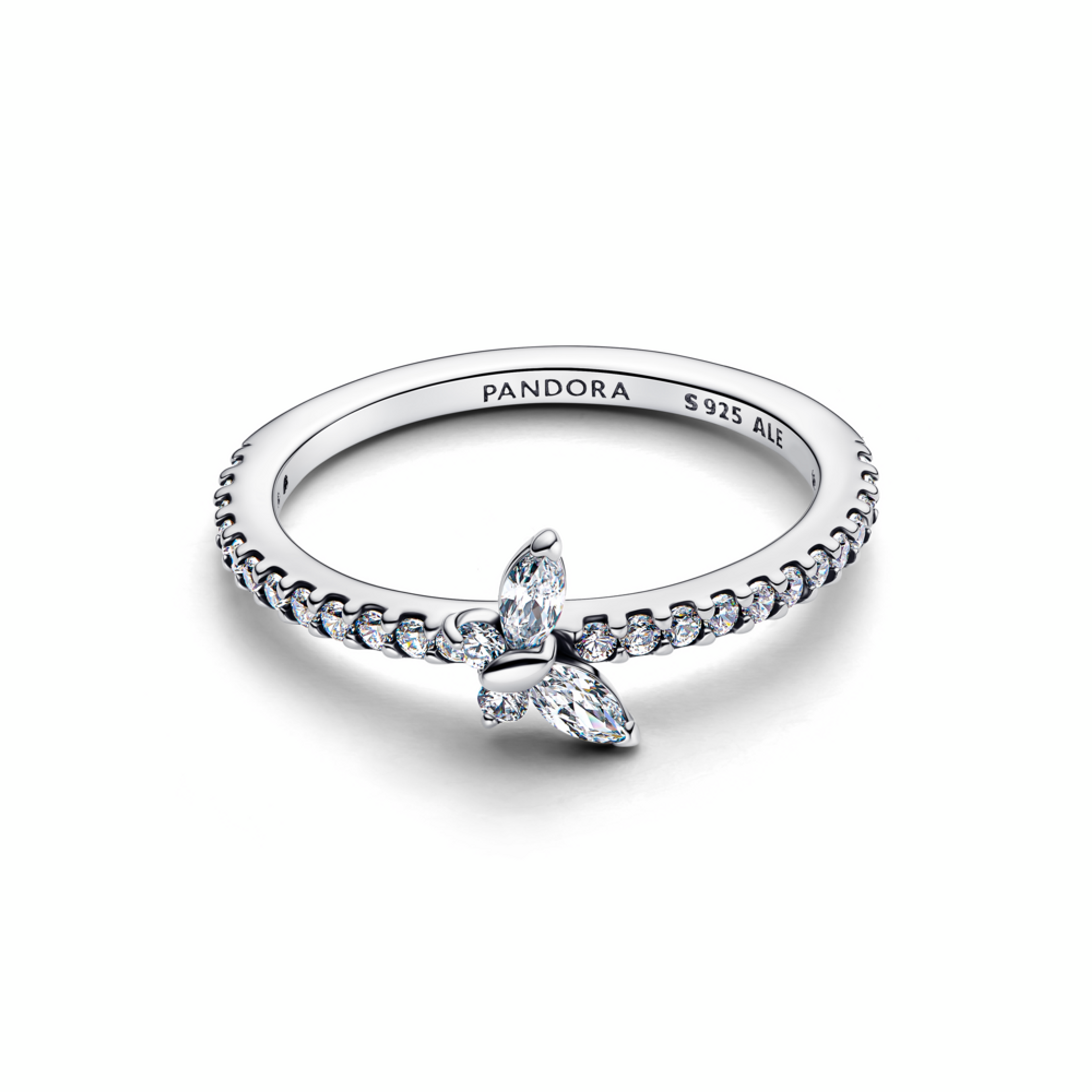 PANDORA Prsten Třpytivý motýl - galerie #1