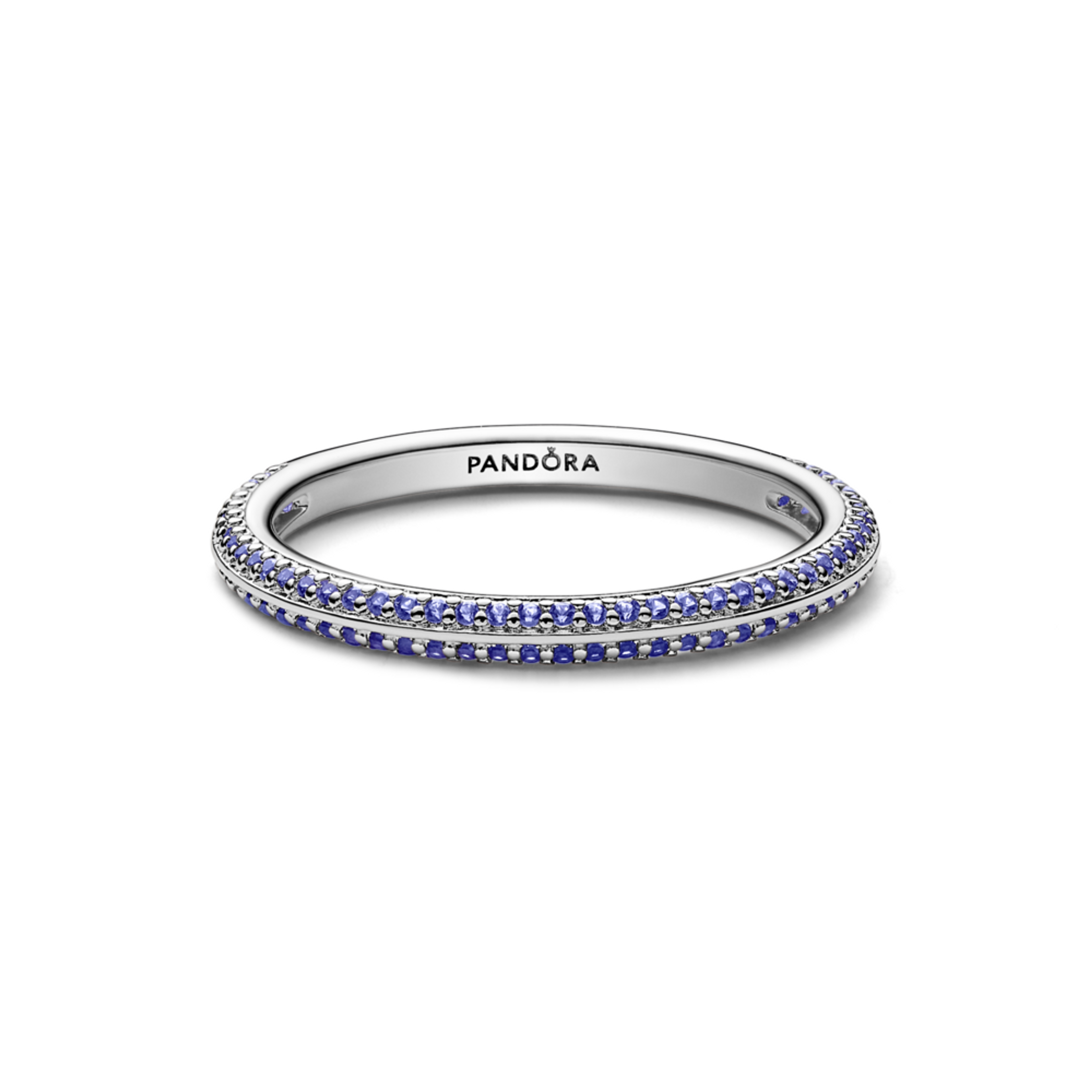 PANDORA prsten Modré pavé 48 - galerie #1