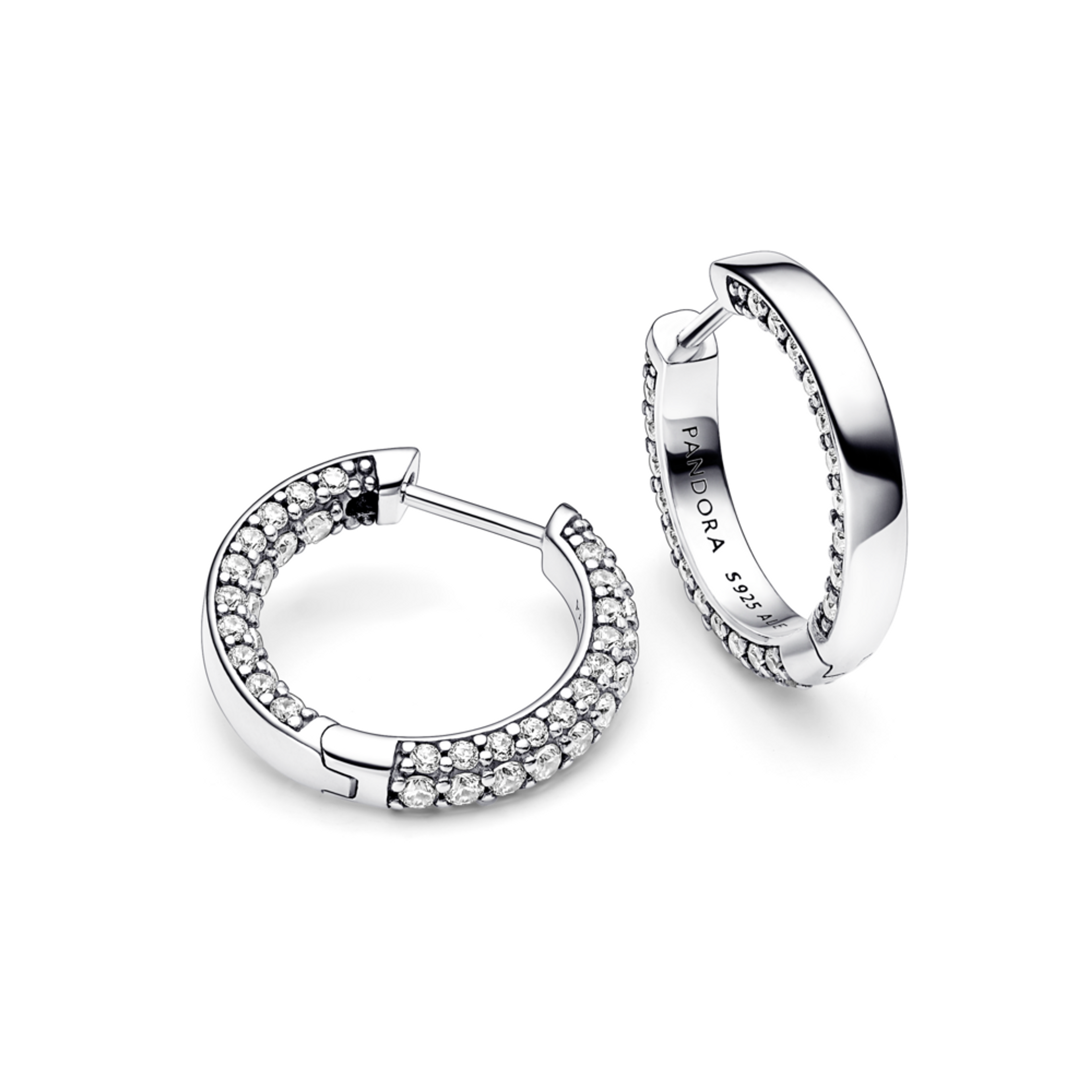 PANDORA Timeless náušnice s jednou řadou pavé - galerie #2