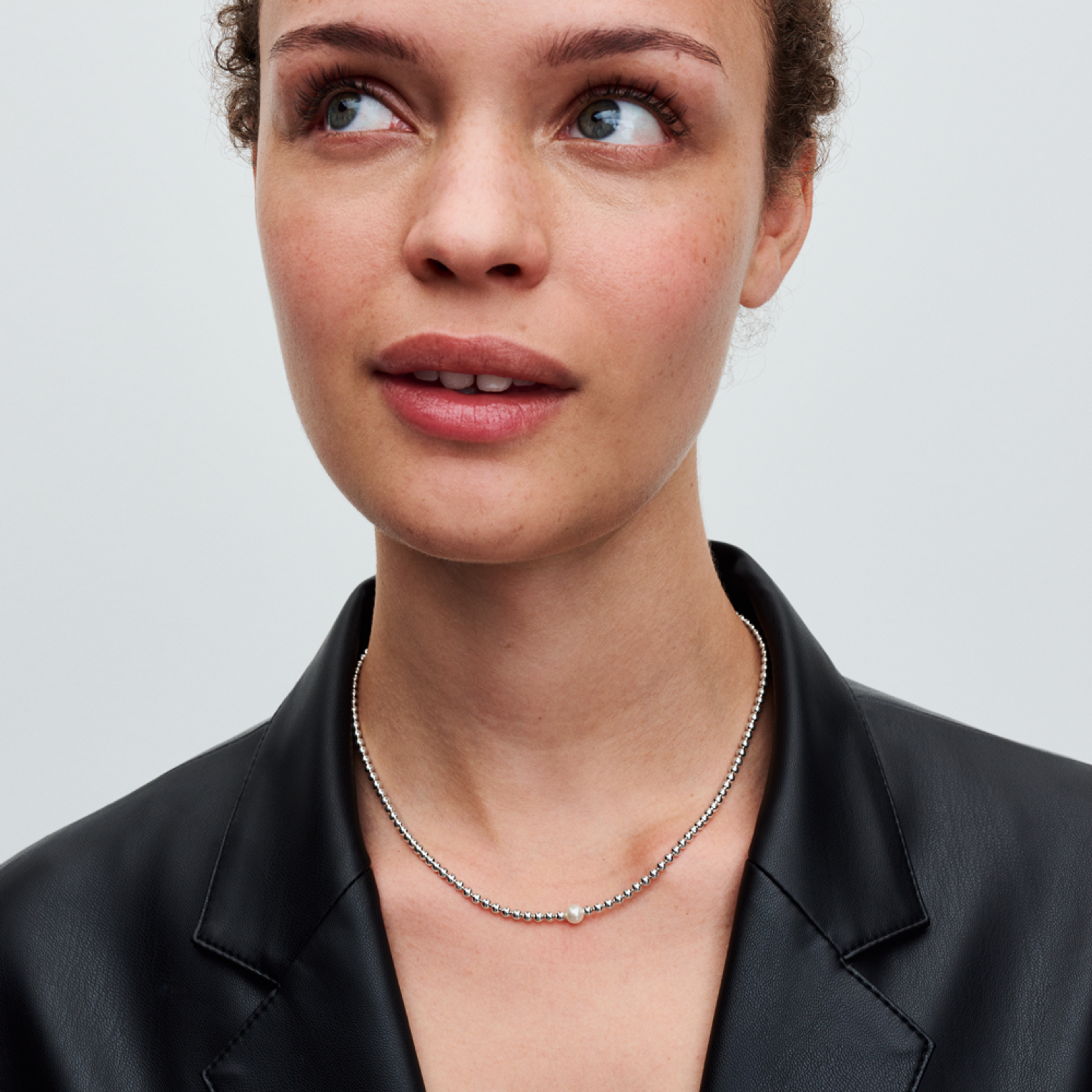 PANDORA náhrdelník Perla a kuličky - galerie #2