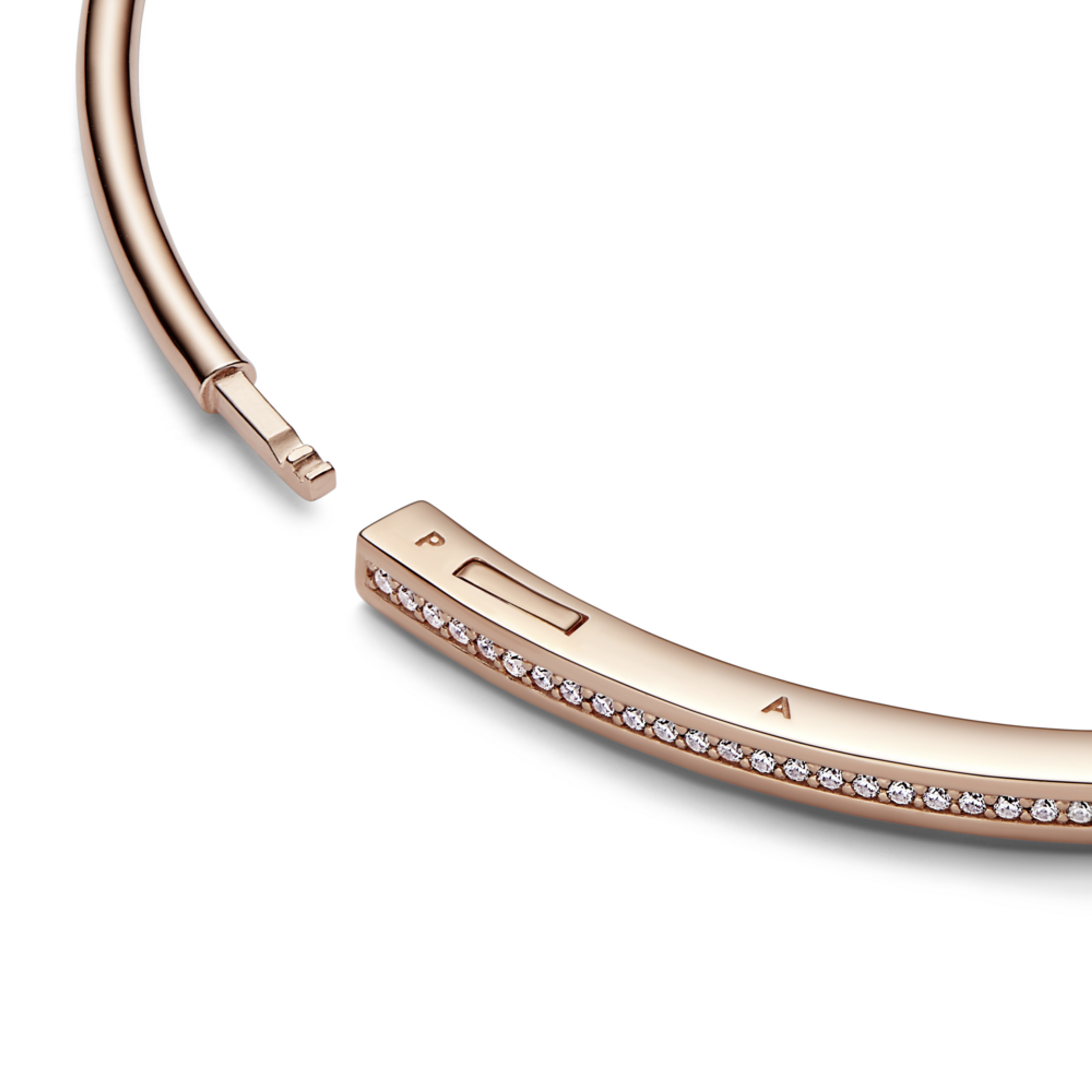 PANDORA pevný náramek Signature I-D Pavé - galerie #2