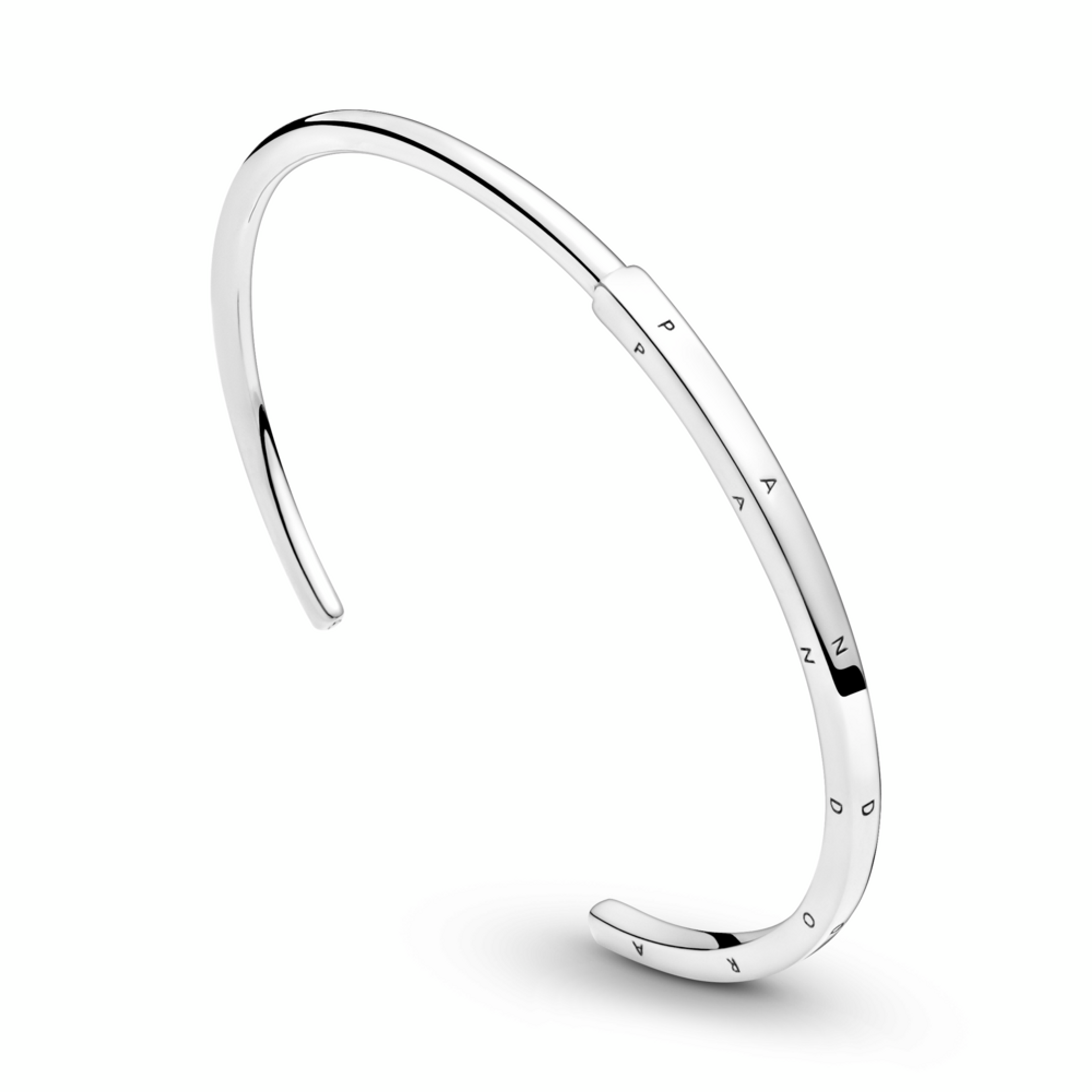 PANDORA náramek Signature 1-D ve stříbře - galerie #1