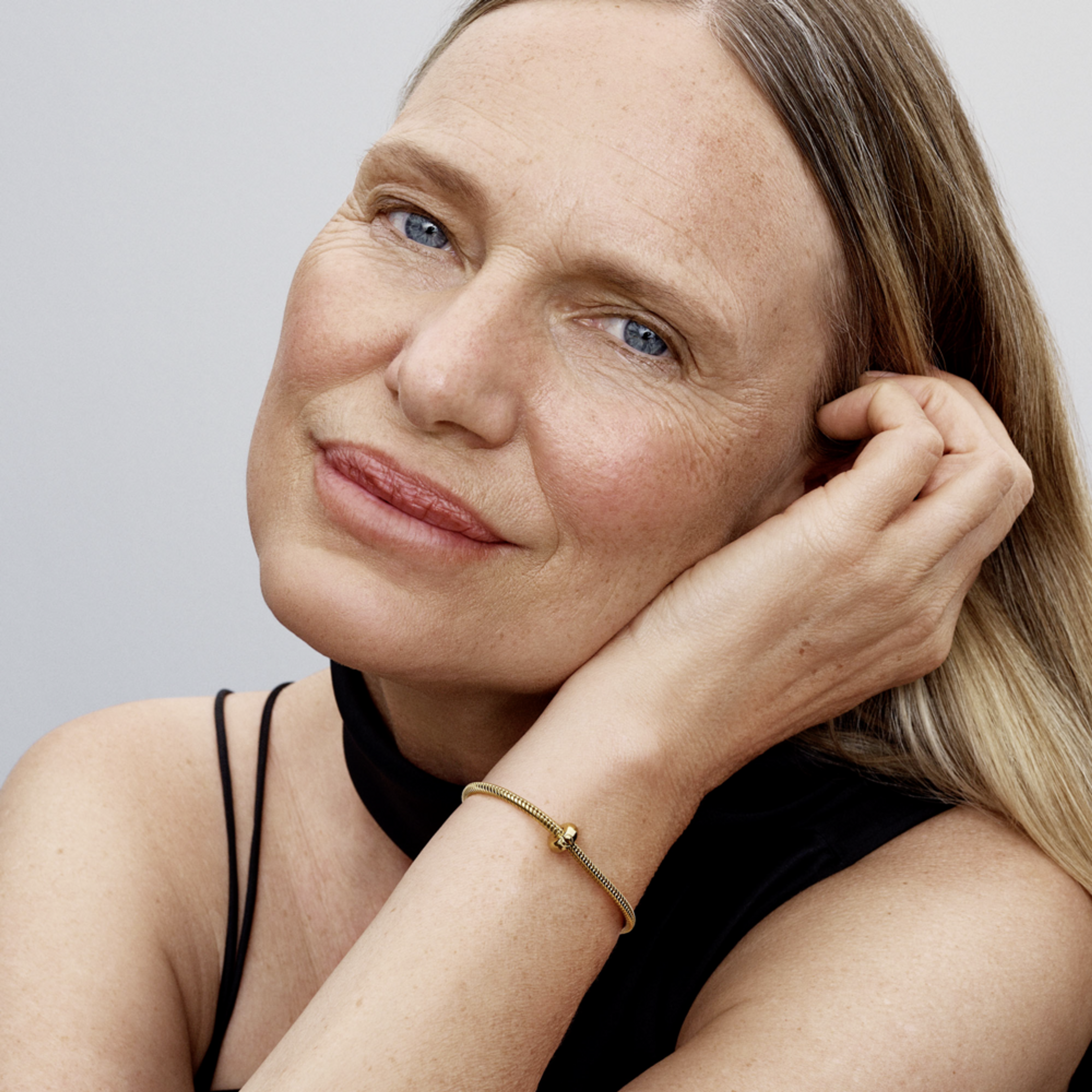 PANDORA Kulatý klip se silikonem - galerie #1