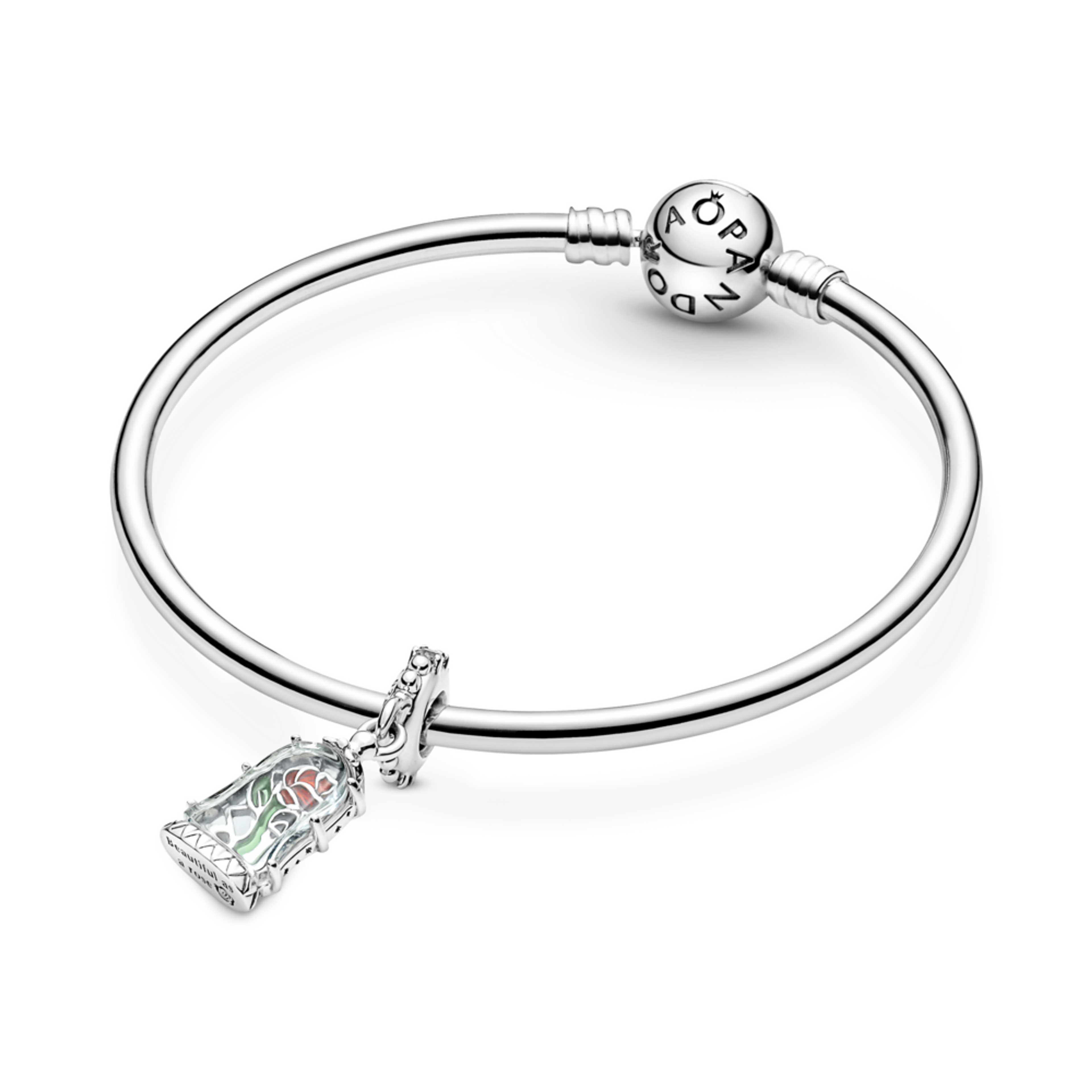 PANDORA Disney Kráska a Zvíře přívěsek Kouzelná růže - galerie #2