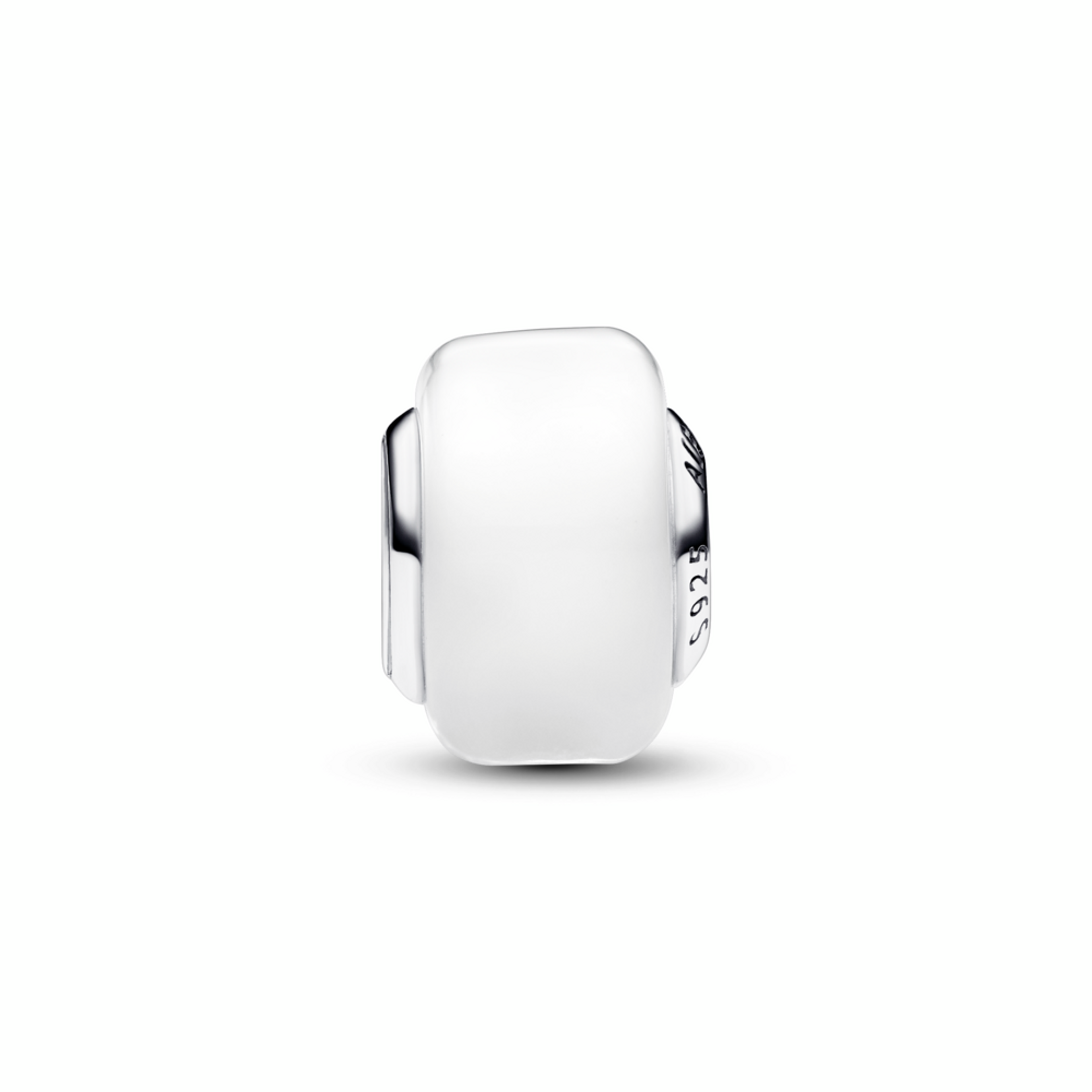 PANDORA mini přívěsek Bílé sklo Murano - galerie #1
