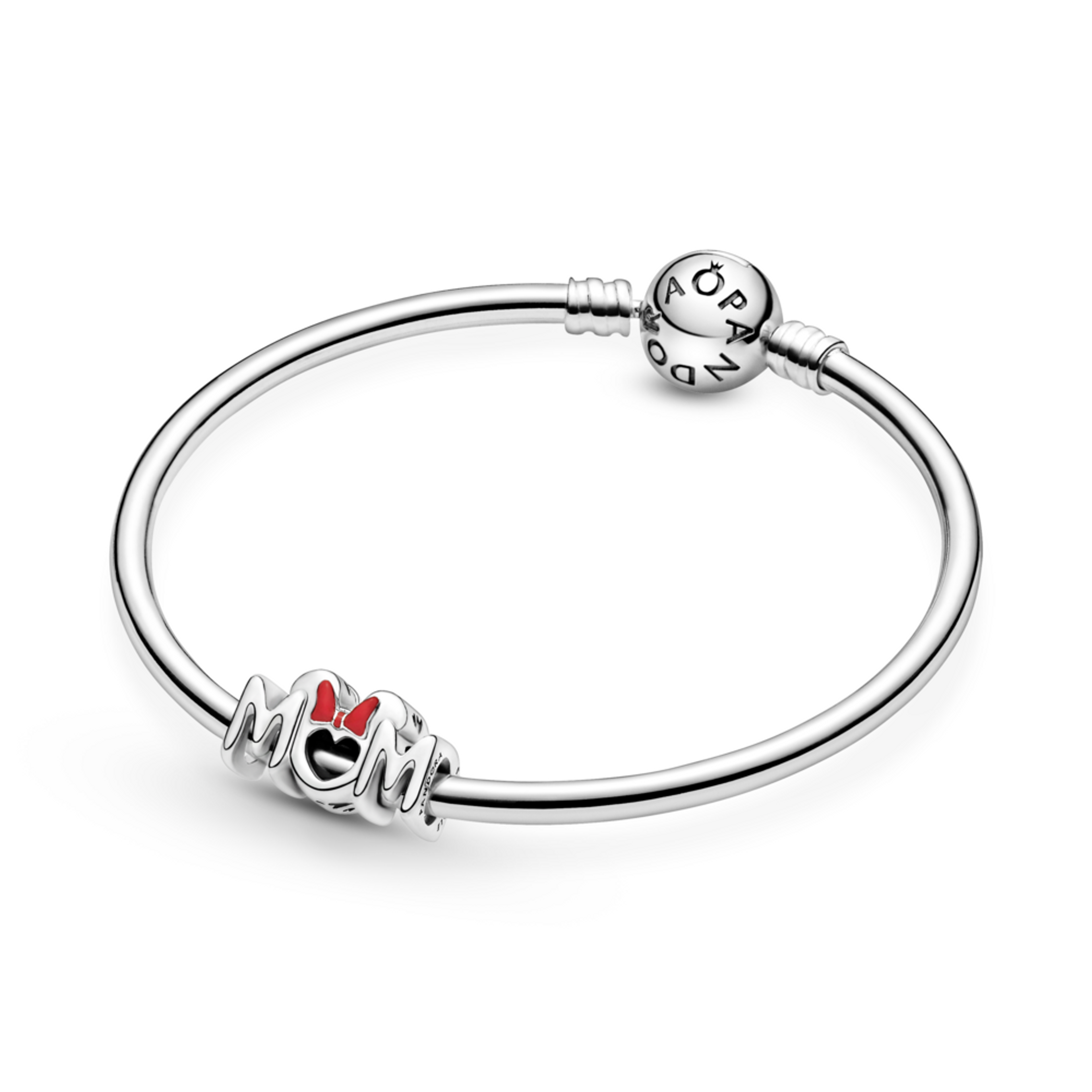 PANDORA Disney přívěsek Minnie Mouse mašle a slovo Mum - galerie #2