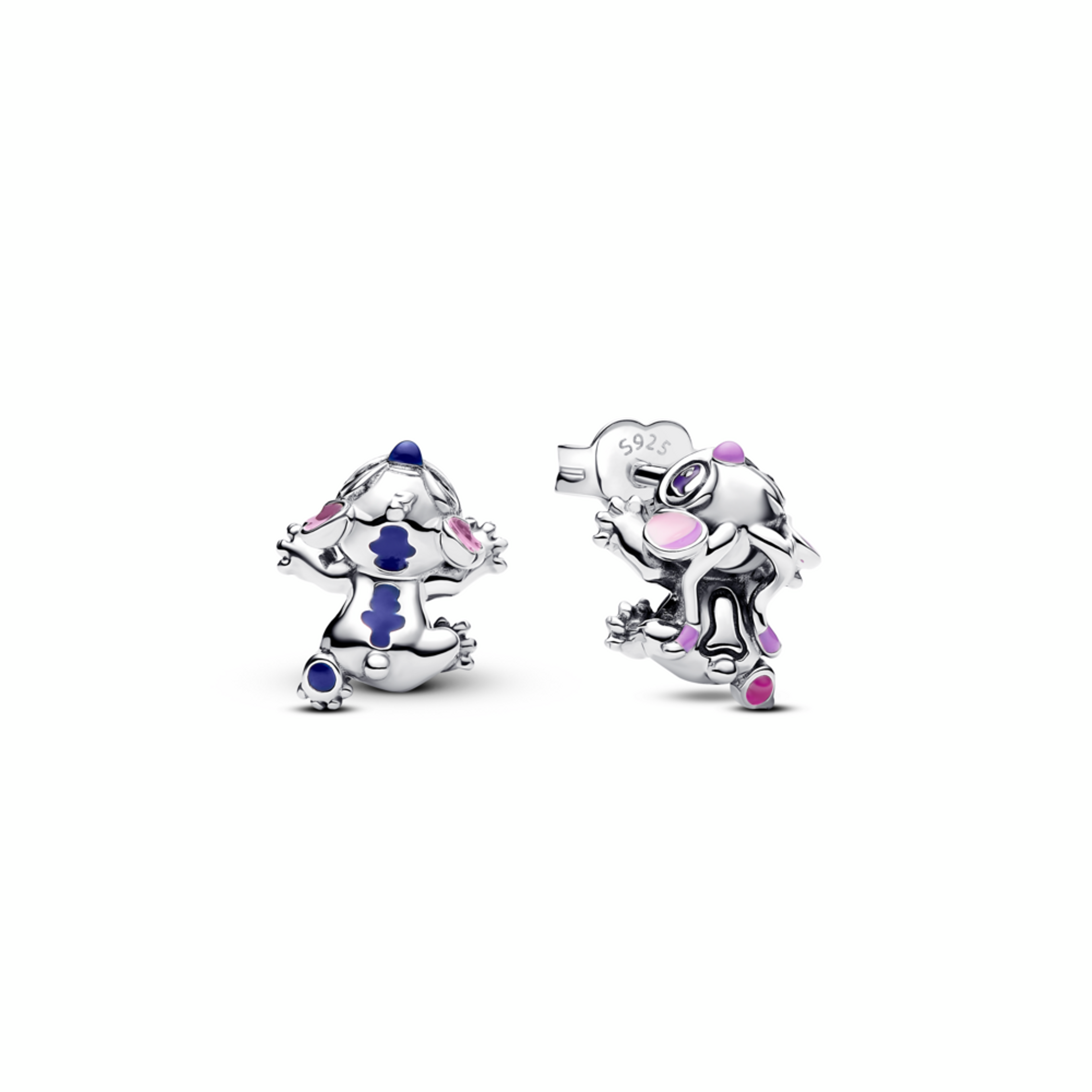 PANDORA Disney náušnice Stitch a Angel