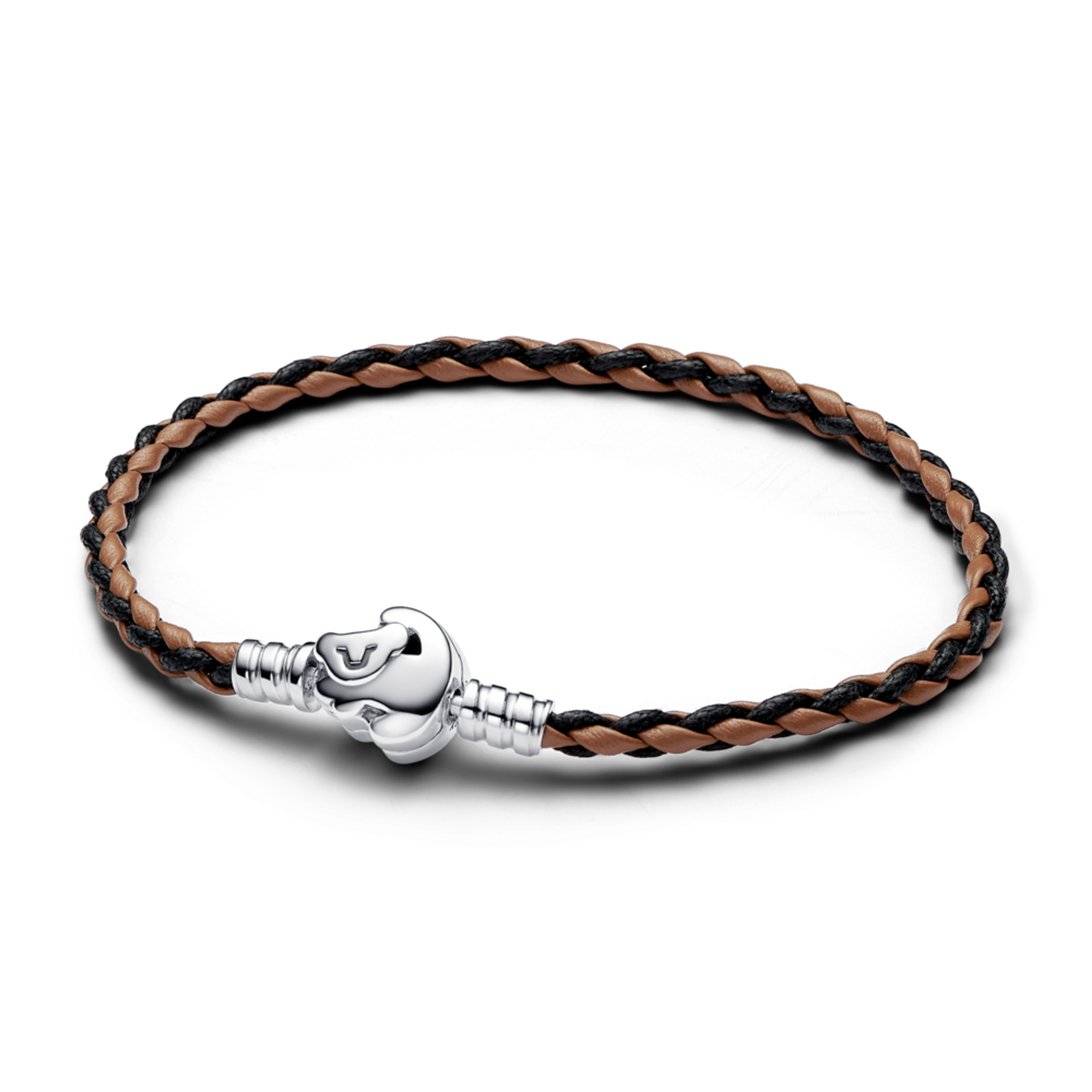 PANDORA Disney proplétaný kožený náramek se sponou  Lví král S3