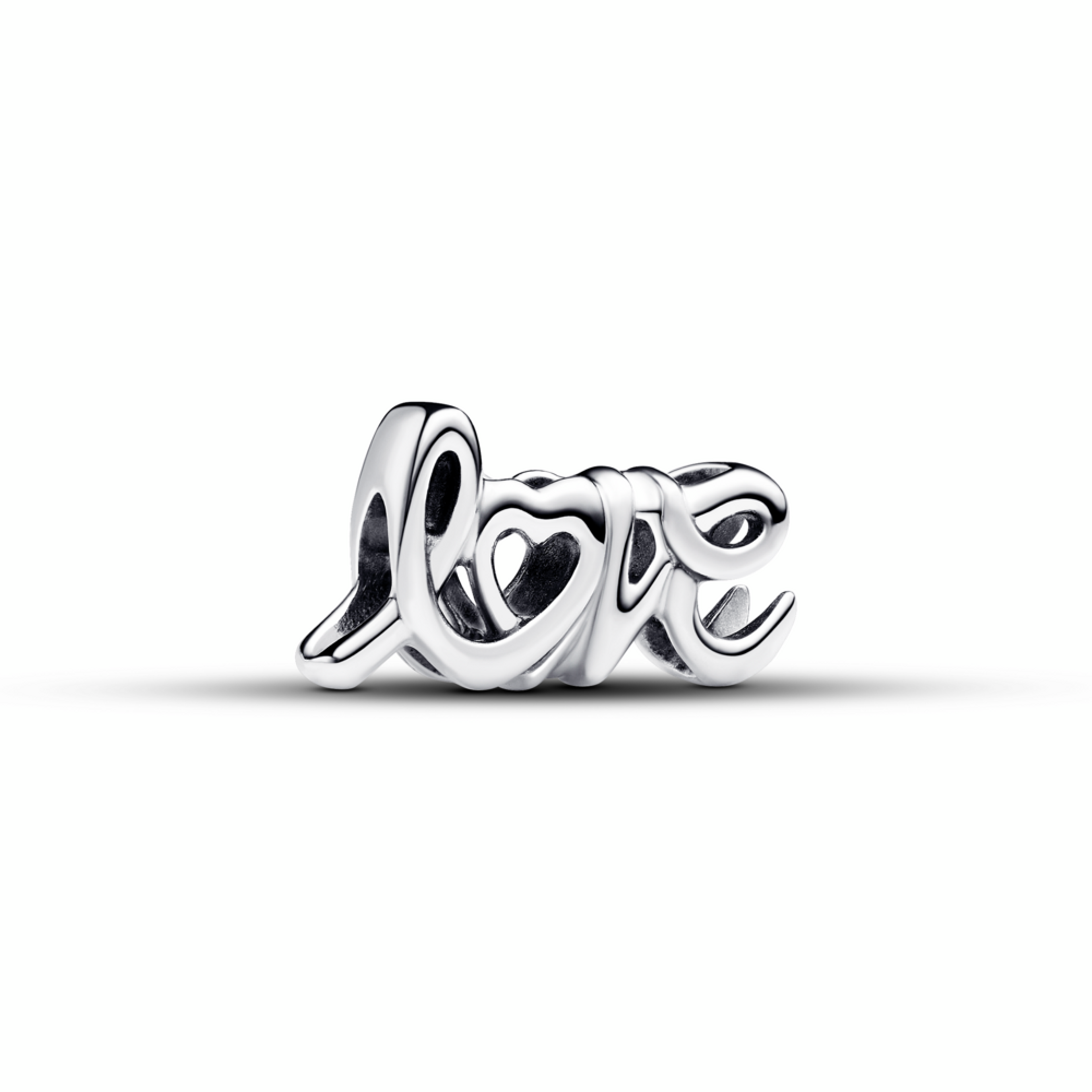 PANDORA přívěsek Ručně psané slovo Love