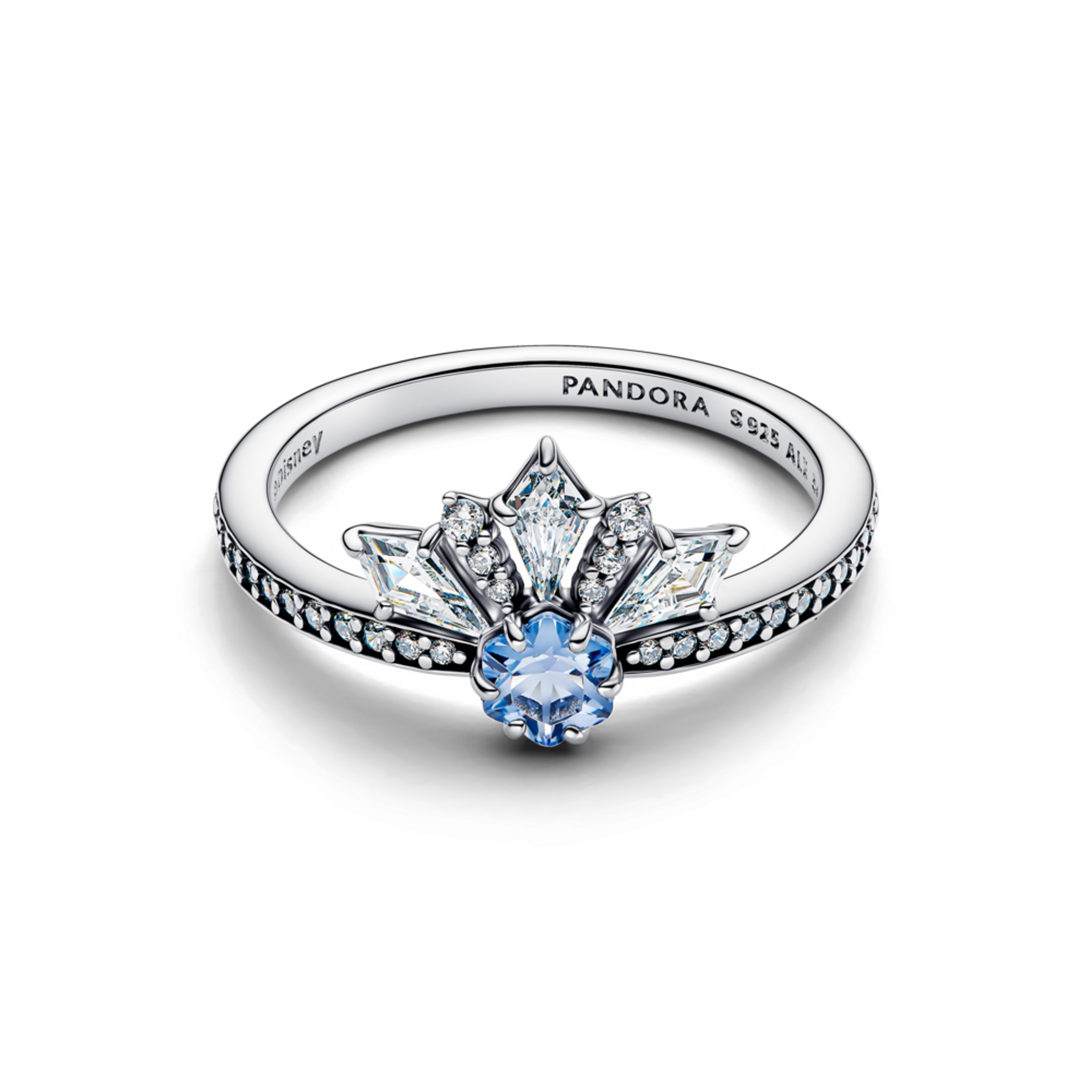 PANDORA Disney Frozen stříbrný prsten Královna Elsa - galerie #1