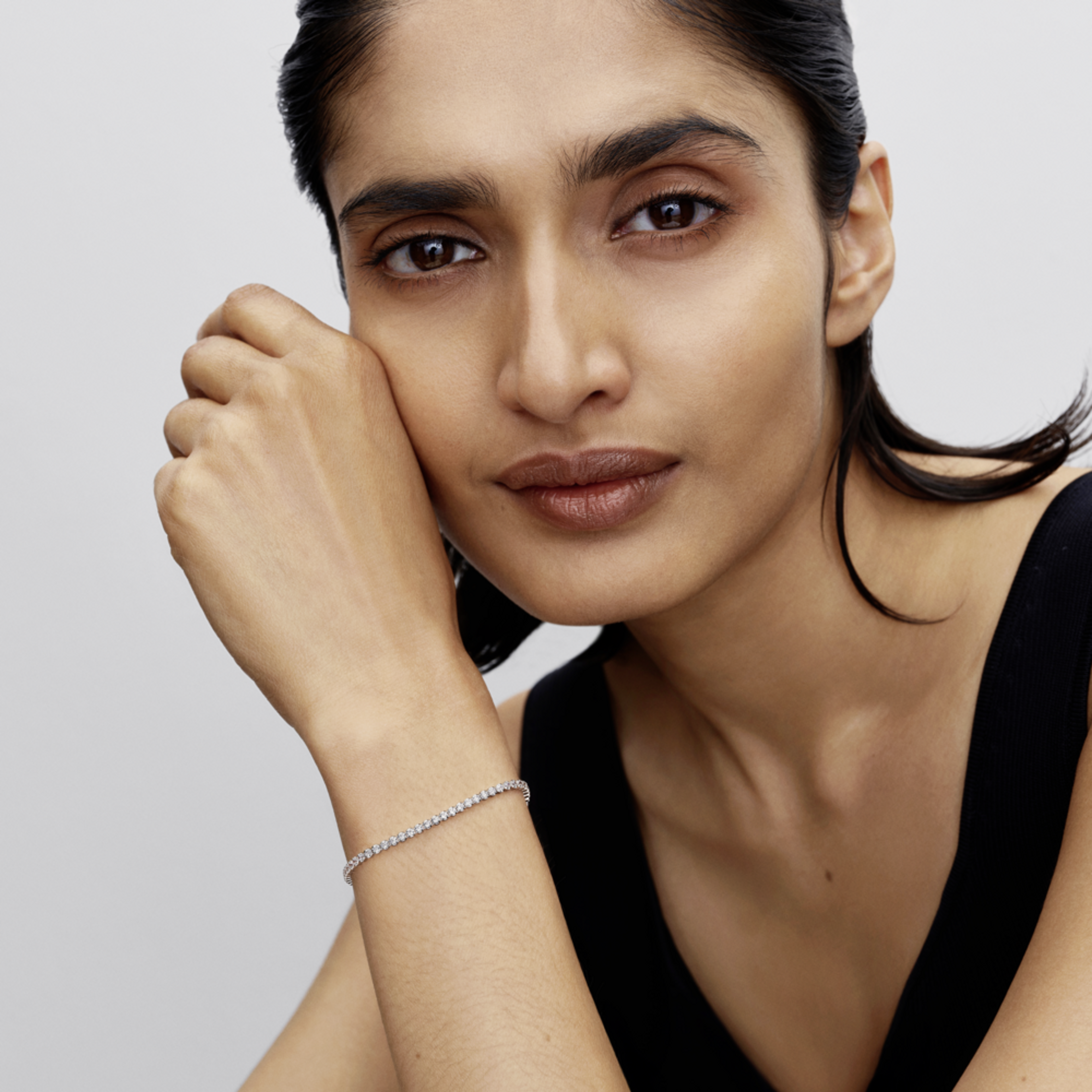 PANDORA Třpytivý tenisový náramek - galerie #2