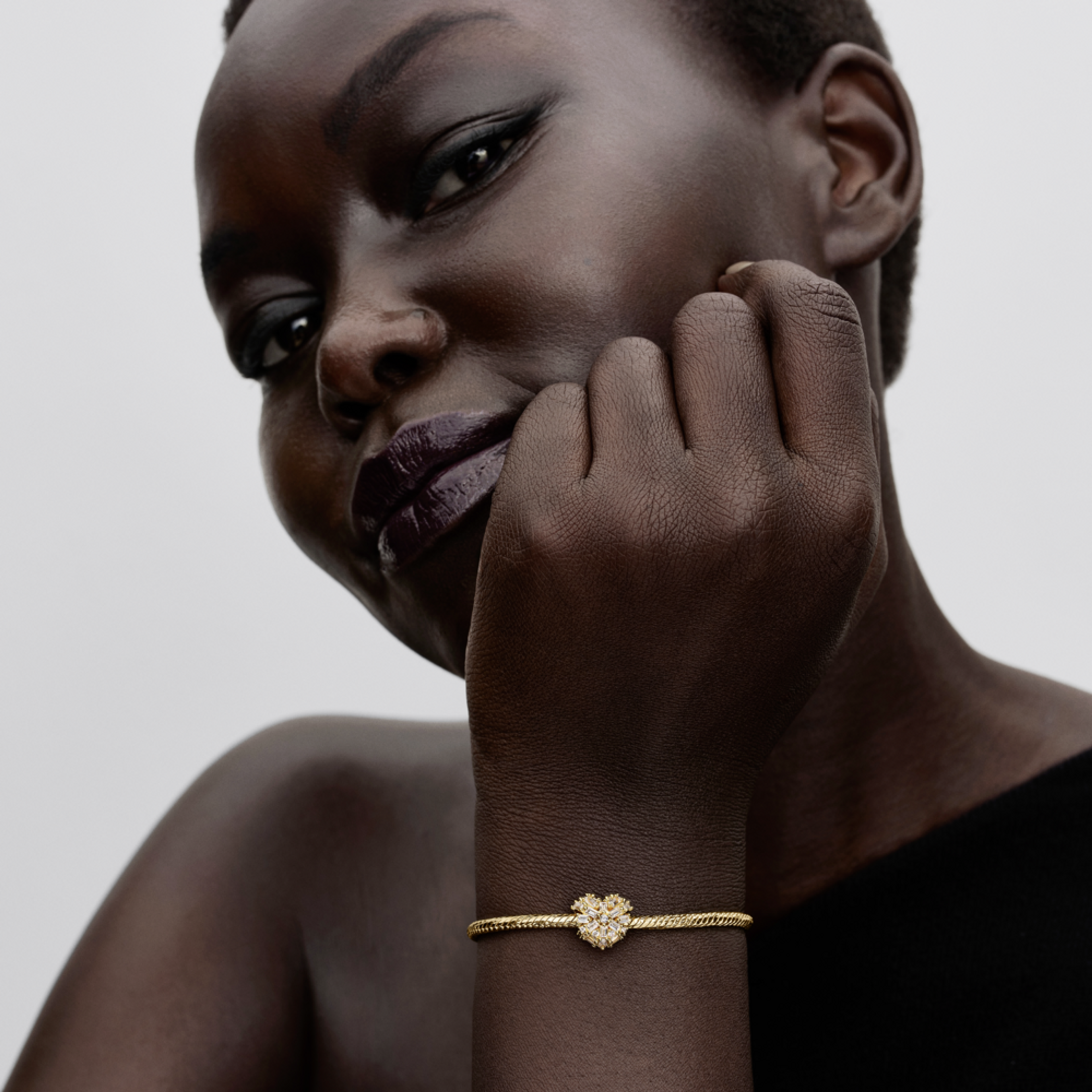 PANDORA Přívěsek Třpytivé srdce - galerie #1