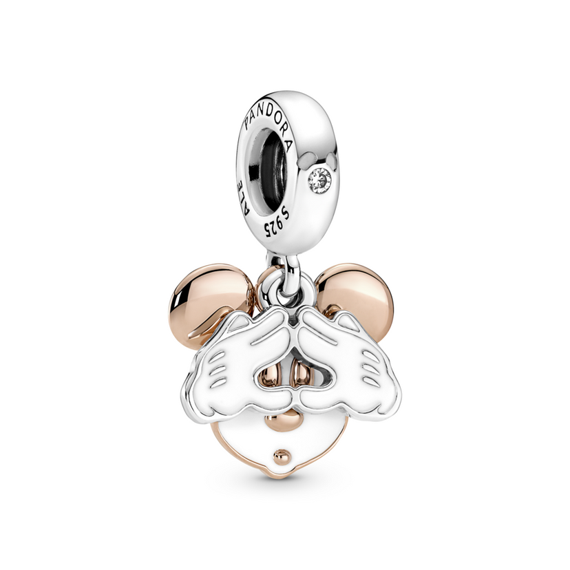 PANDORA Disney dvojitý přívěsek Mickey Mouse
