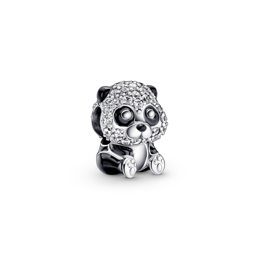 PANDORA přívěsek Třpytivá roztomilá panda