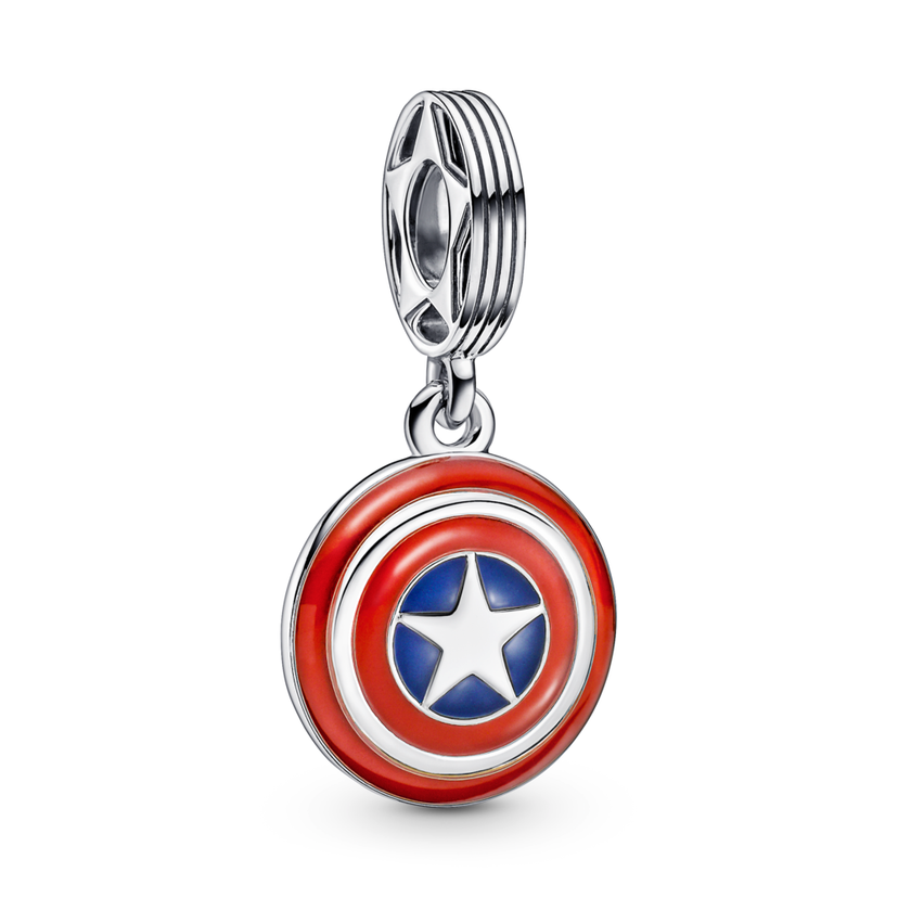 PANDORA přívěsek Marvel The Avengers Štít Kapitána Ameriky