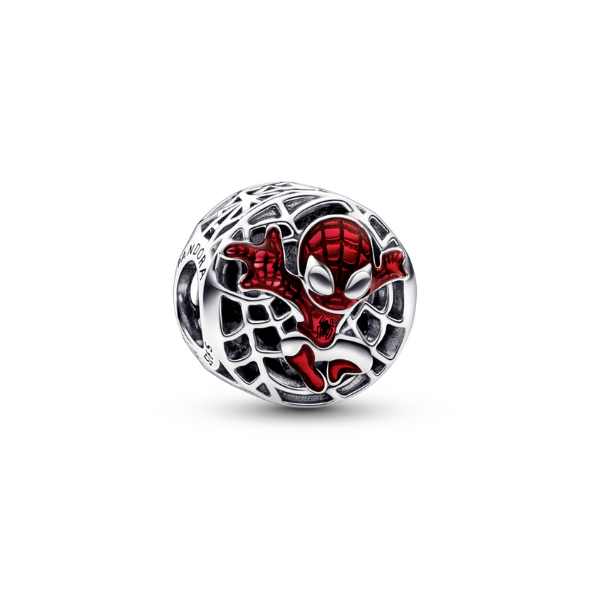 PANDORA přívěsek Marvel Spider-Man nad městem