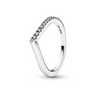PANDORA prsten Timeless Třpytivá polovina přání