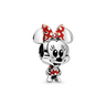 PANDORA Disney přívěsek Myška Minnie s puntíkovanými šaty a mašlí