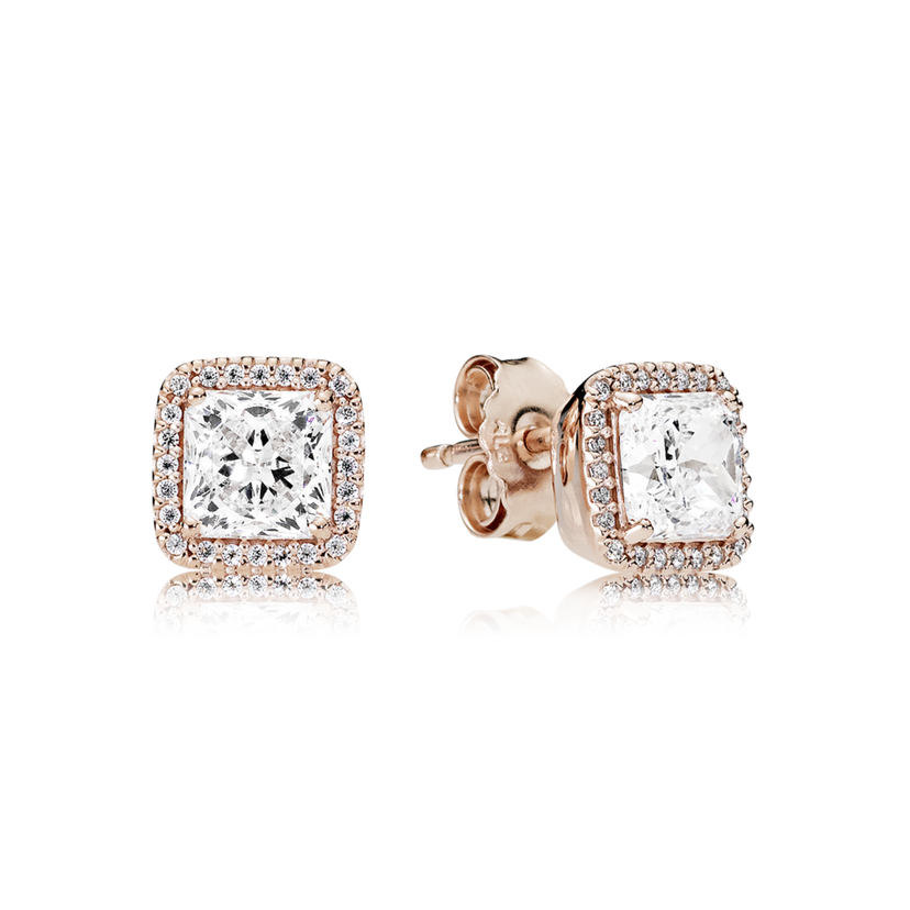 PANDORA třpytivé náušnice Nadčasová elegance
