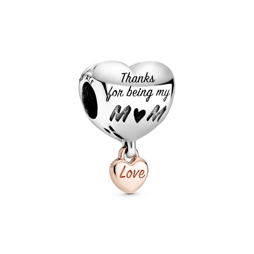 PANDORA přívěsek Love You Mum