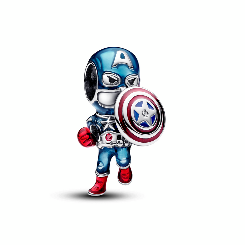 PANDORA Marvel the Avengers přívěsek Kapitán Amerika