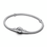 PANDORA Hadovitý řetízkový náramek Pandora Moments Rozkvetlá růže