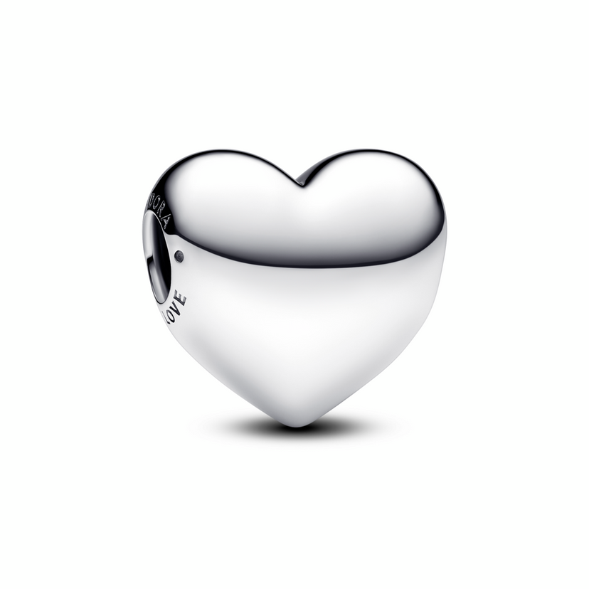 PANDORA velké srdce ke gravírování Be love