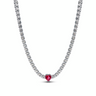 PANDORA přiléhavý náhrdelník choker Srdce s aureolou