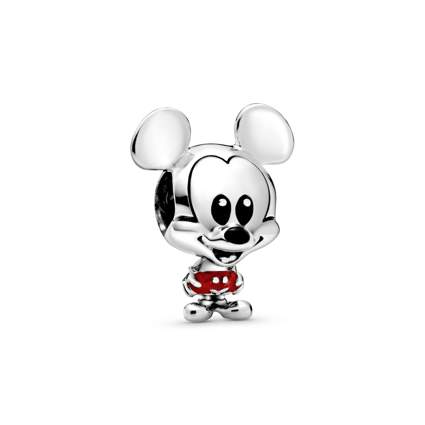 PANDORA Disney přívěsek Mickey Mouse Červené kalhoty